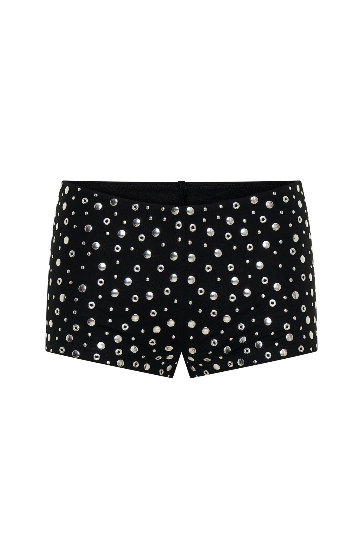Festival Feels Embellished Shorts Black