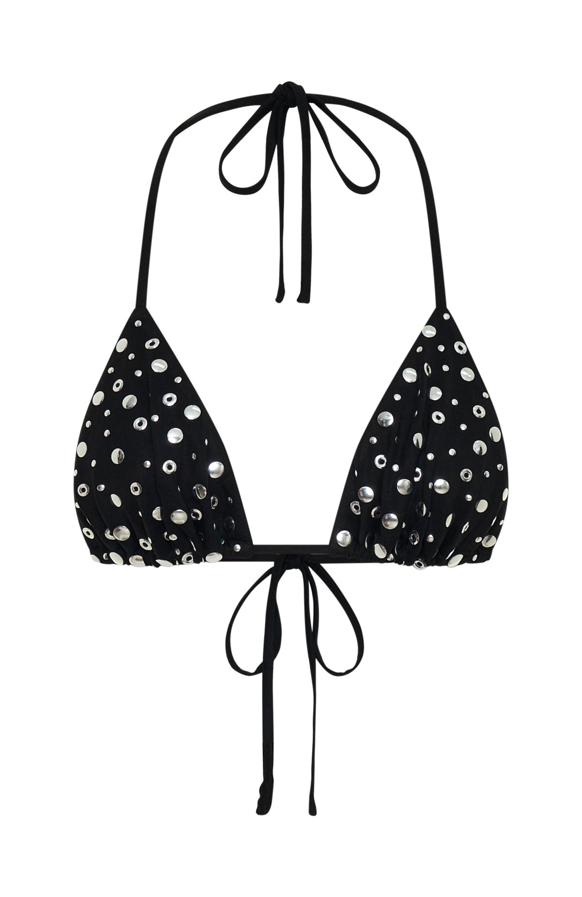 Festival Feels Embellished Top Black