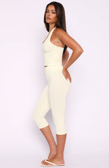 Focus On The Good Capri Pants Lemon