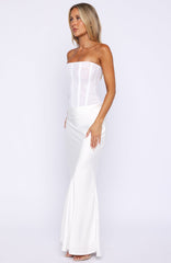 Forever Starts Now Maxi Skirt Off White