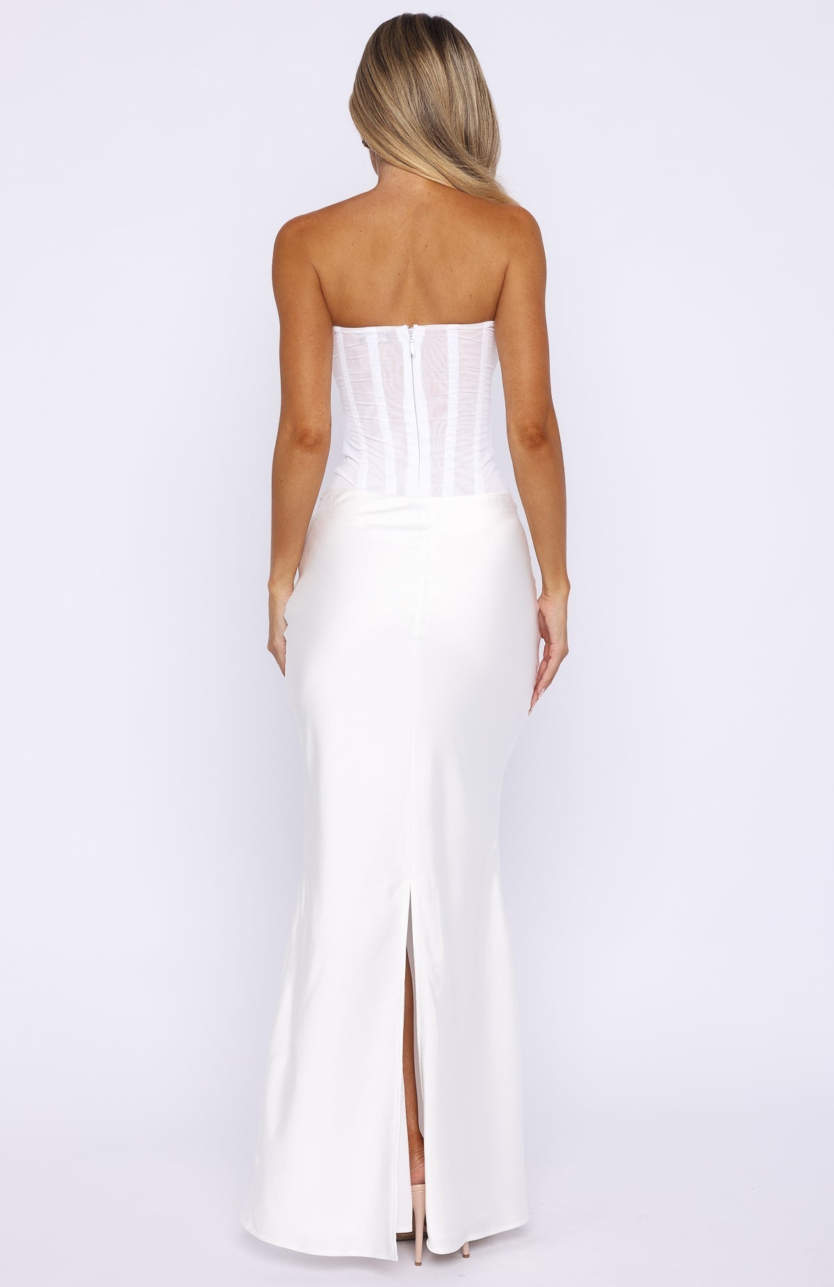 Forever Starts Now Maxi Skirt Off White