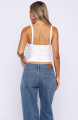 Get Even Tank Top White
