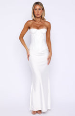 Forever Starts Now Maxi Skirt Off White