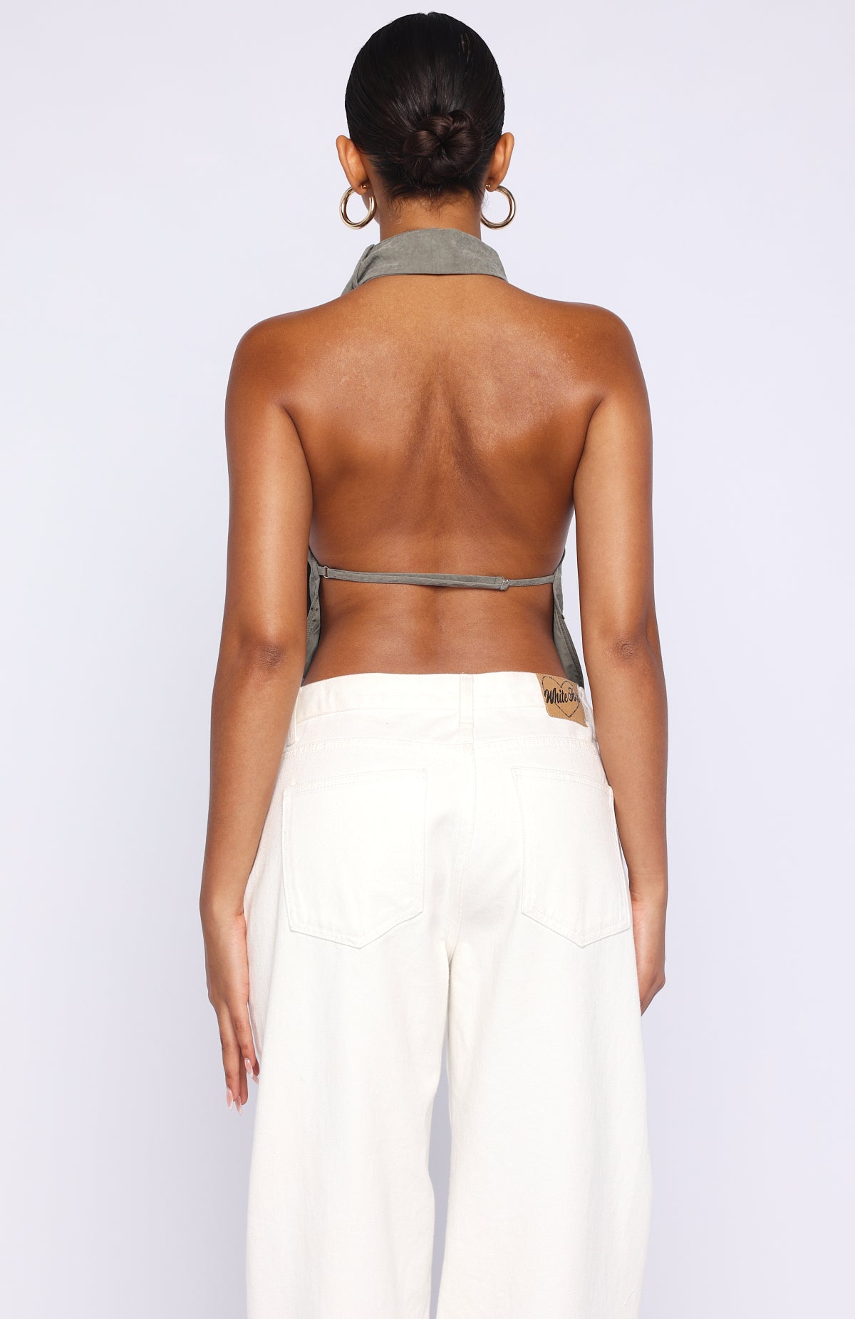 I'll Always Be Yours Halter Top Petrol