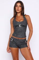 In The Crowd Shorts Charcoal