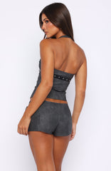 In The Crowd Shorts Charcoal