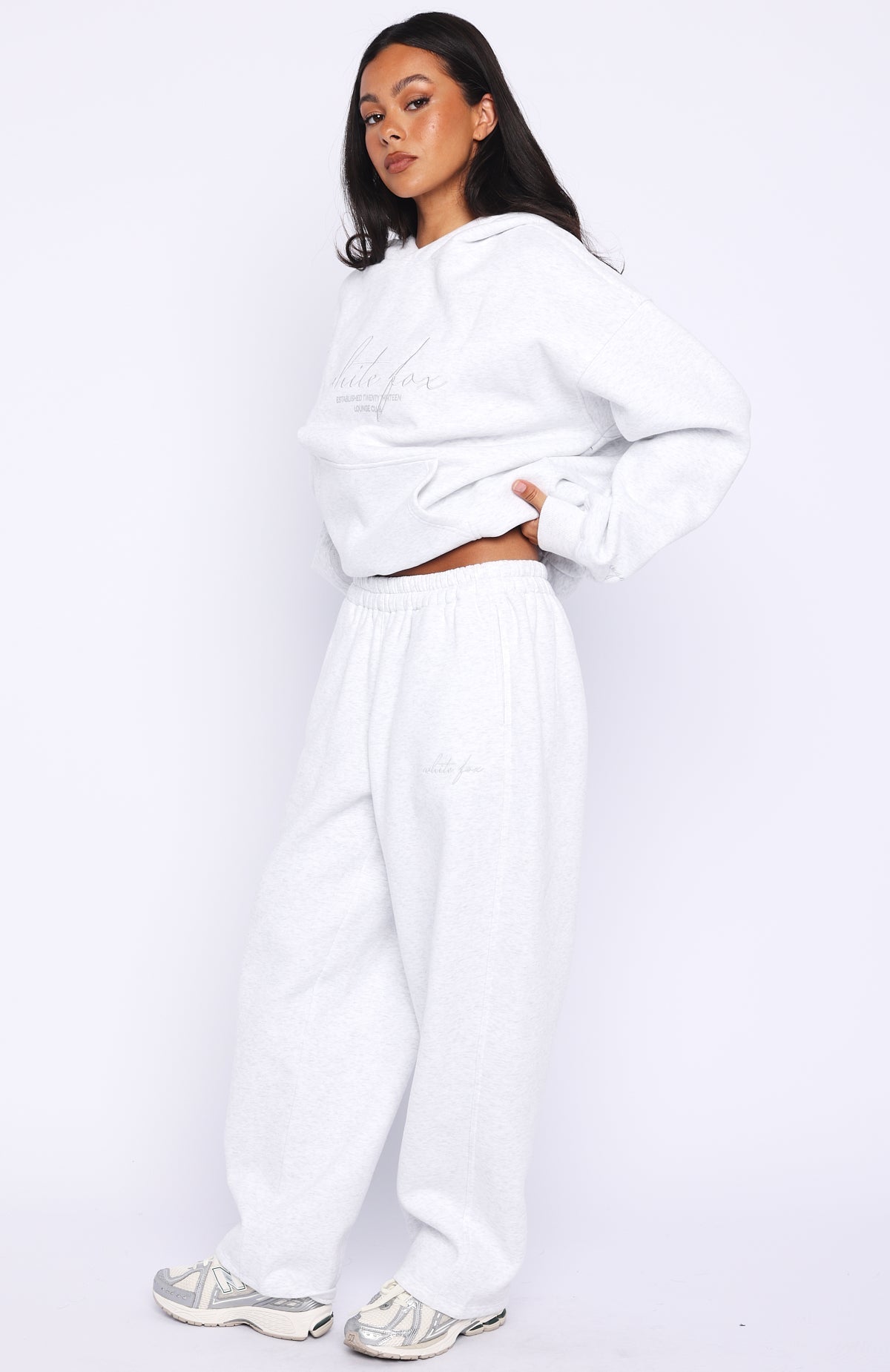 Know What You Want Barrel Leg Sweatpants Grey Marle