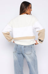 Latest And Greatest Oversized Sweater Neutral