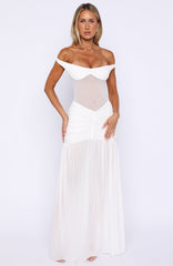 Let's Get Married Maxi Dress Off White