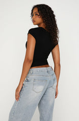 Love Is The Answer Top Black