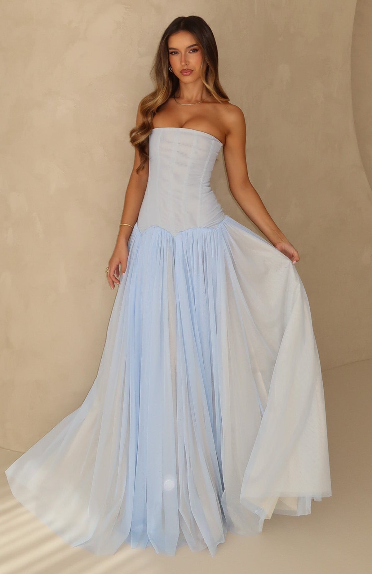Magic Muse Maxi Dress Baby Blue
