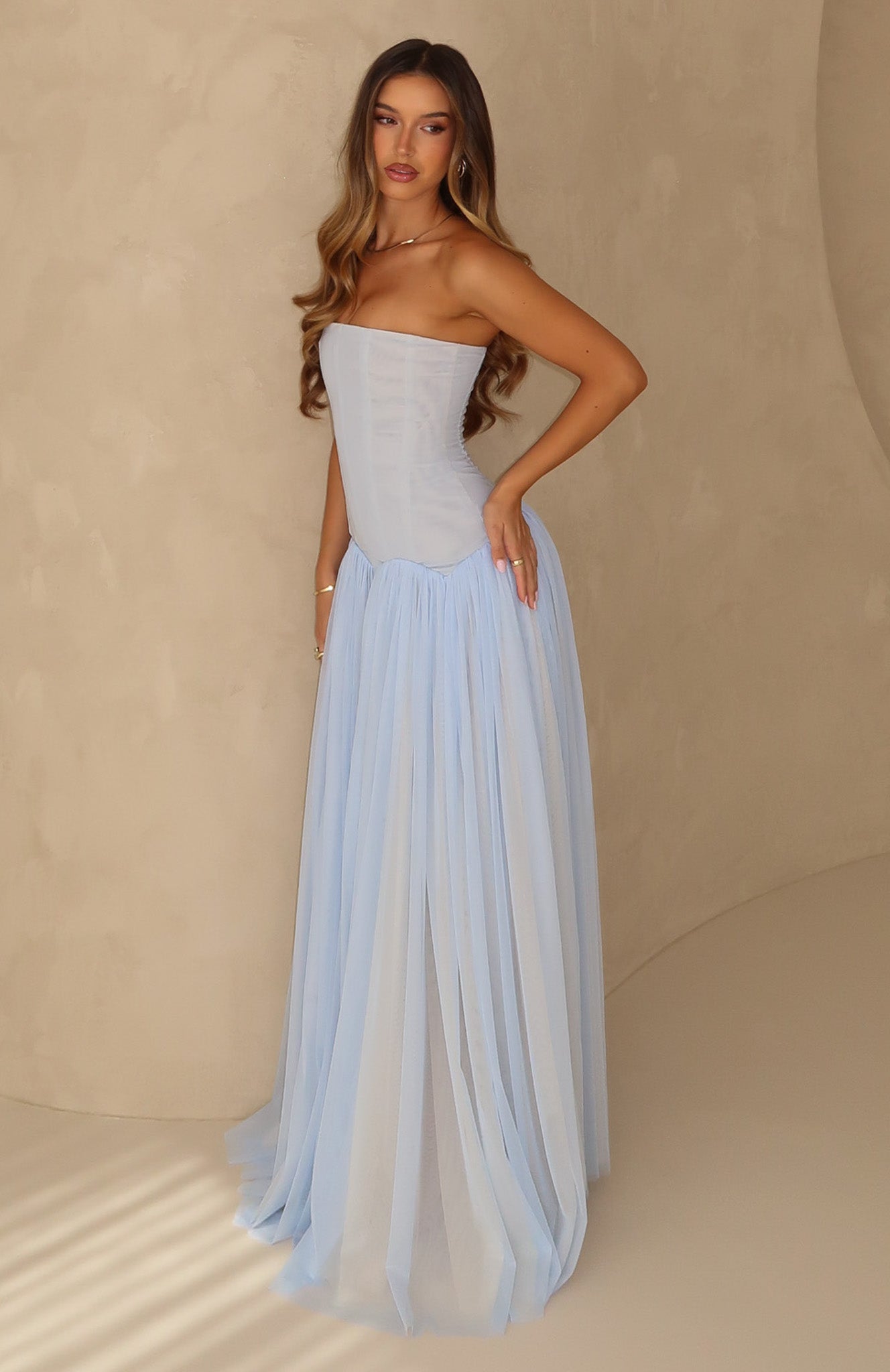 Magic Muse Maxi Dress Baby Blue