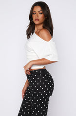 Marrakech Moments Cinched Waist Top White