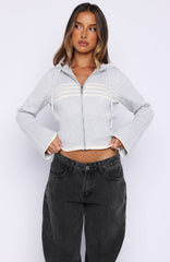 Mellisandra Knit Cardigan Grey Marle