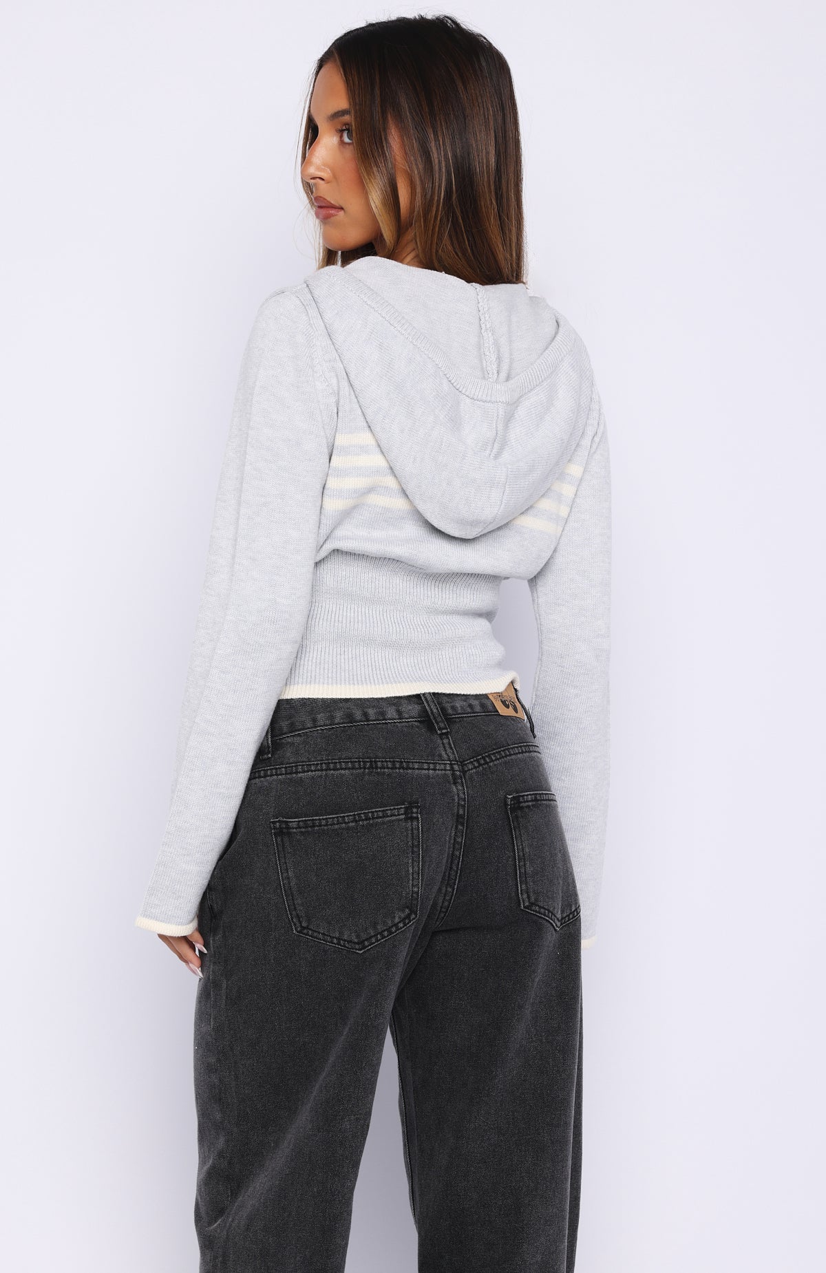 Mellisandra Knit Cardigan Grey Marle