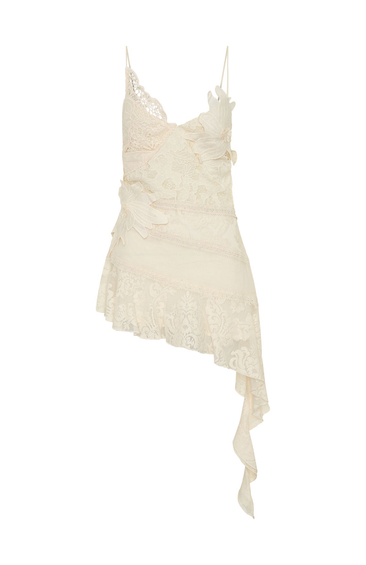 Midnight Run Mini Dress Vintage Cream
