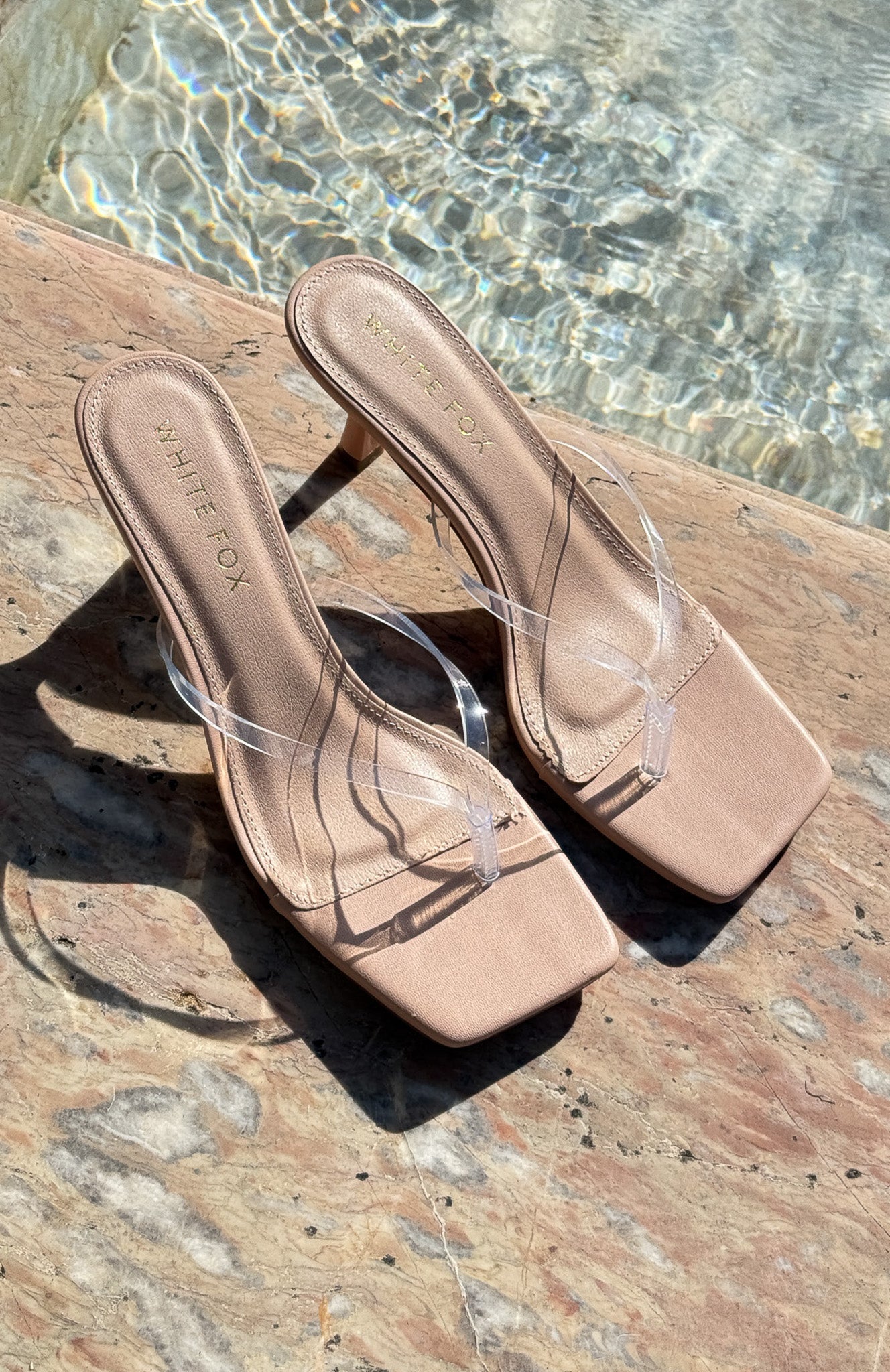Mitchell Thong Mules Nude