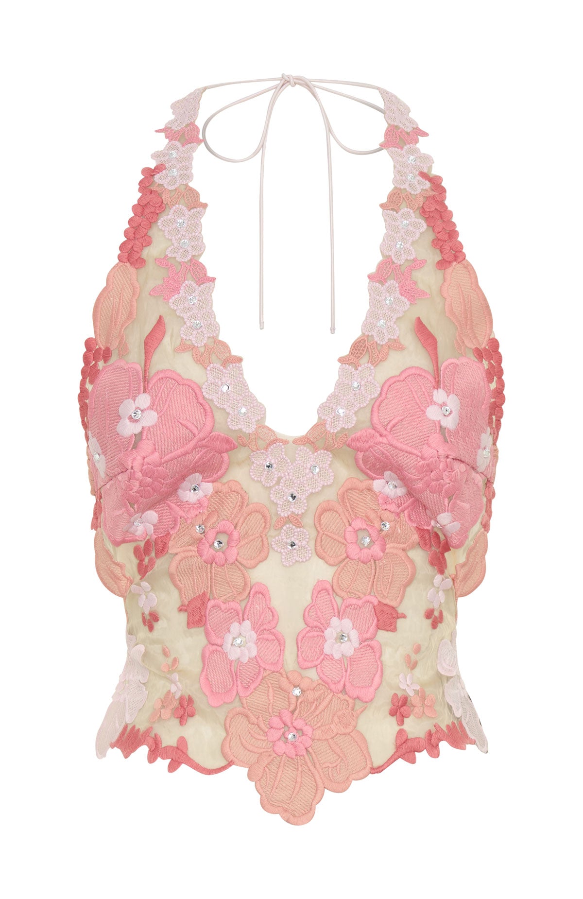 More Dreams Halter Top Pink