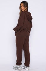 Moving Out Waffle Sweatpants Chocolate