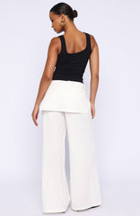 Off Beat Pants Off White
