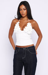 Oh My Darling Top Off White