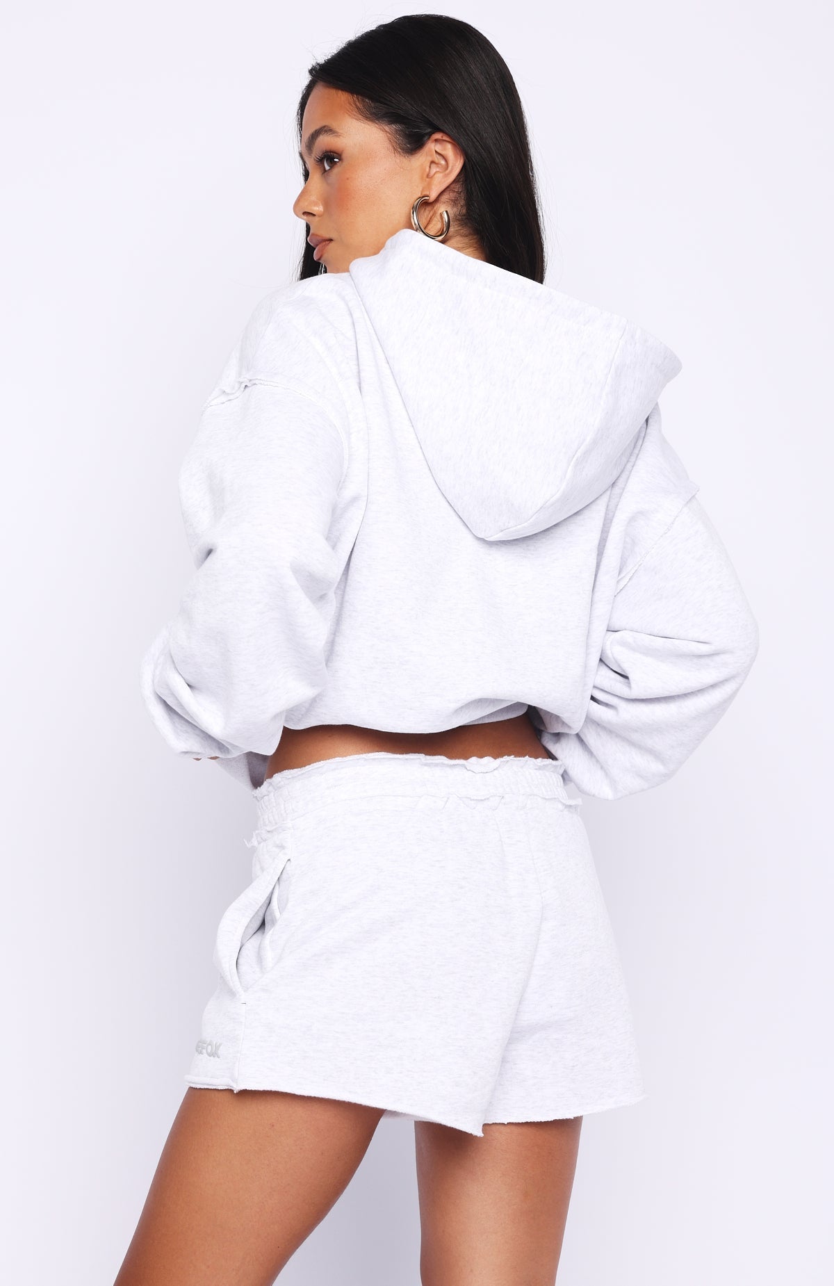 On My Own Terms Lounge Shorts Grey Marle