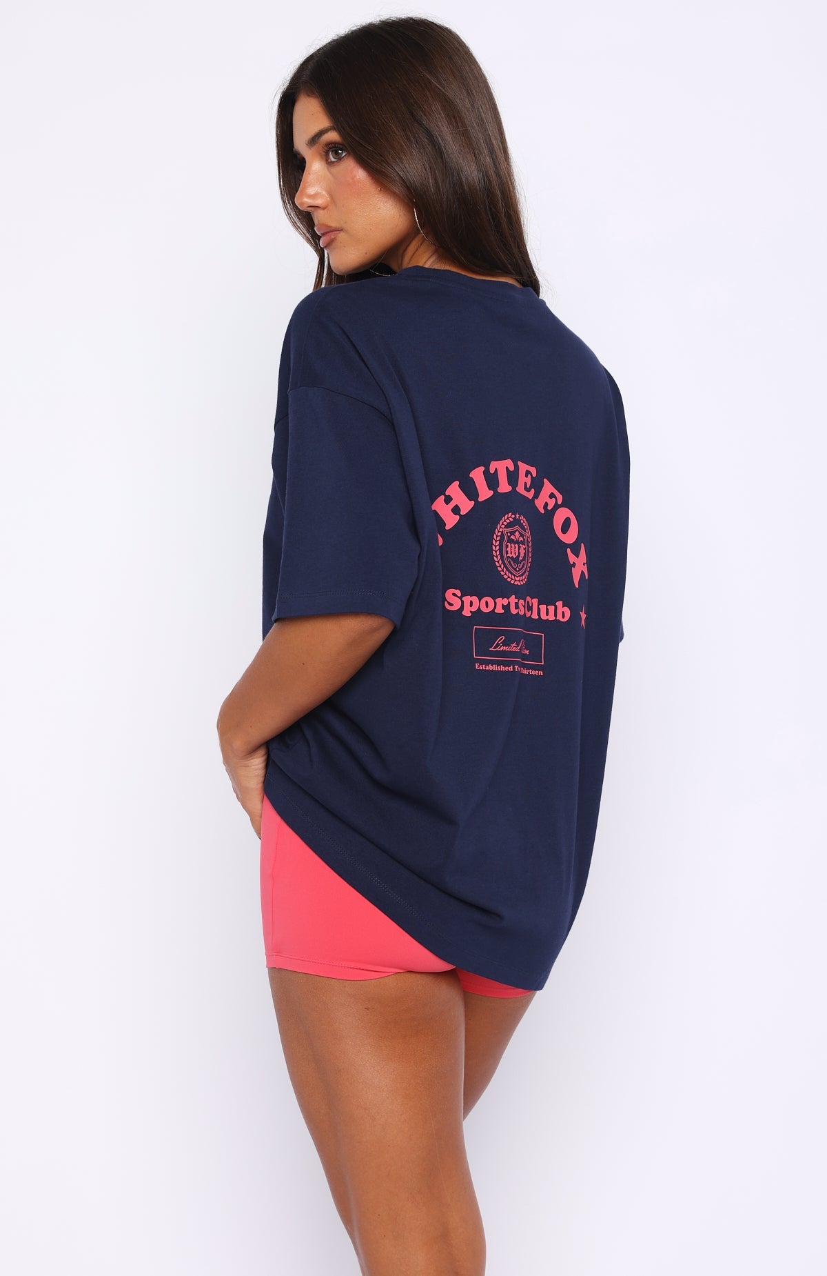 Outfit Of The Day Oversized Tee Navy
