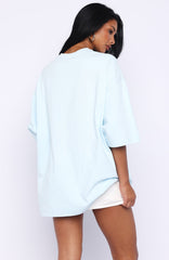 Own Your Glow Oversized Tee Blue