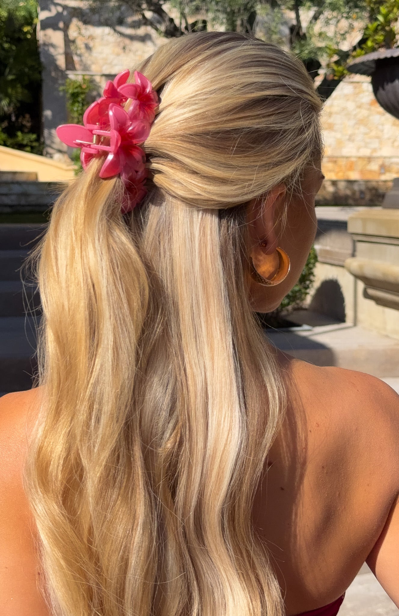 Parker Hair Clip Hot Pink