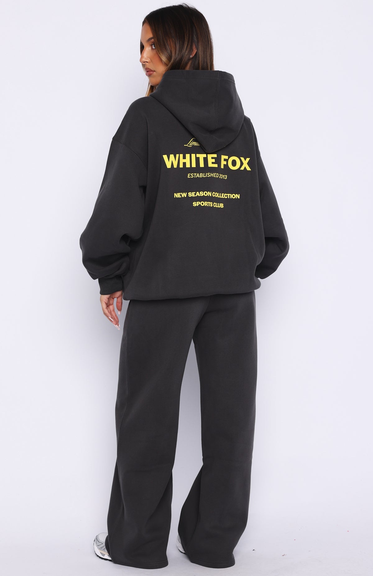 Proving Myself Wrong Wide Leg Sweatpants Charcoal