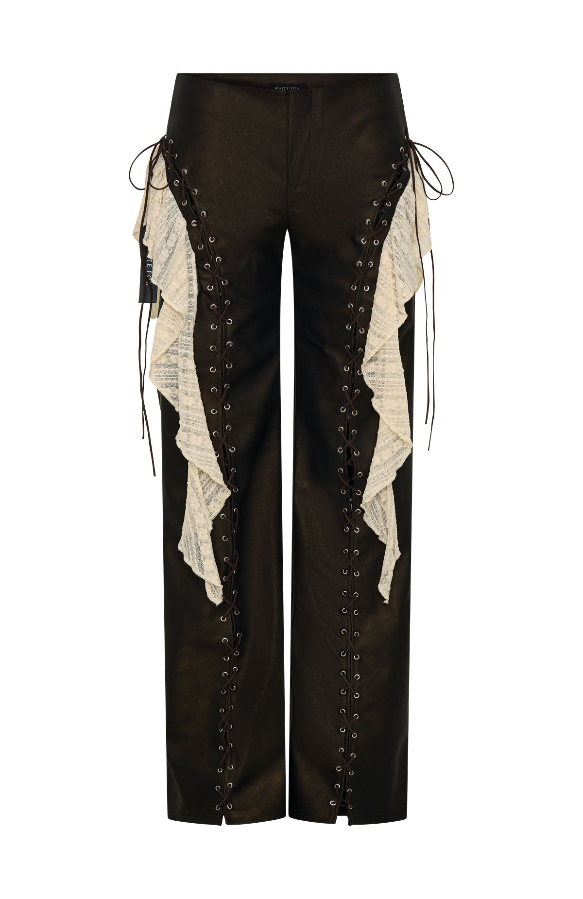 Pure Energy PU Pants Chocolate