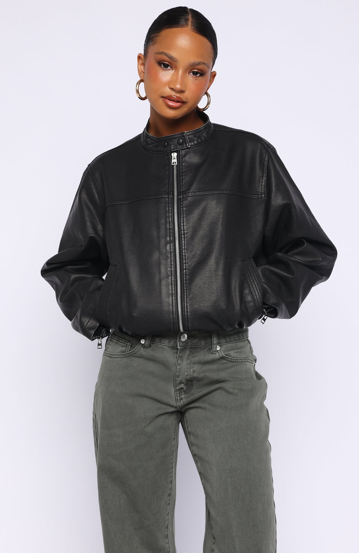 Put In Effort Jacket Black