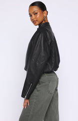 Put In Effort Jacket Black