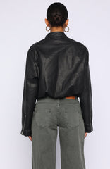 Put In Effort Jacket Black