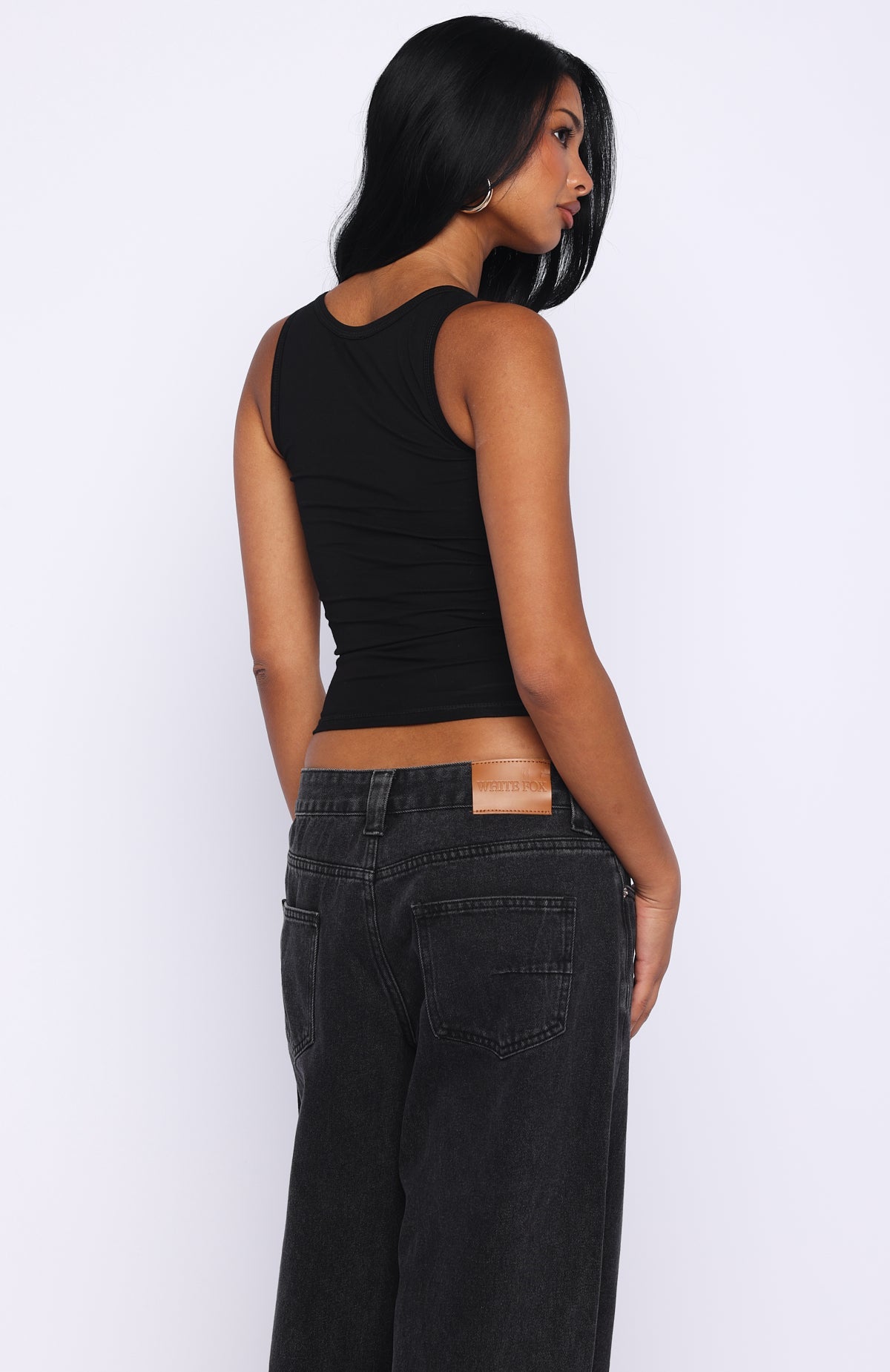 Radiant Beauty Studded Tank Top Black