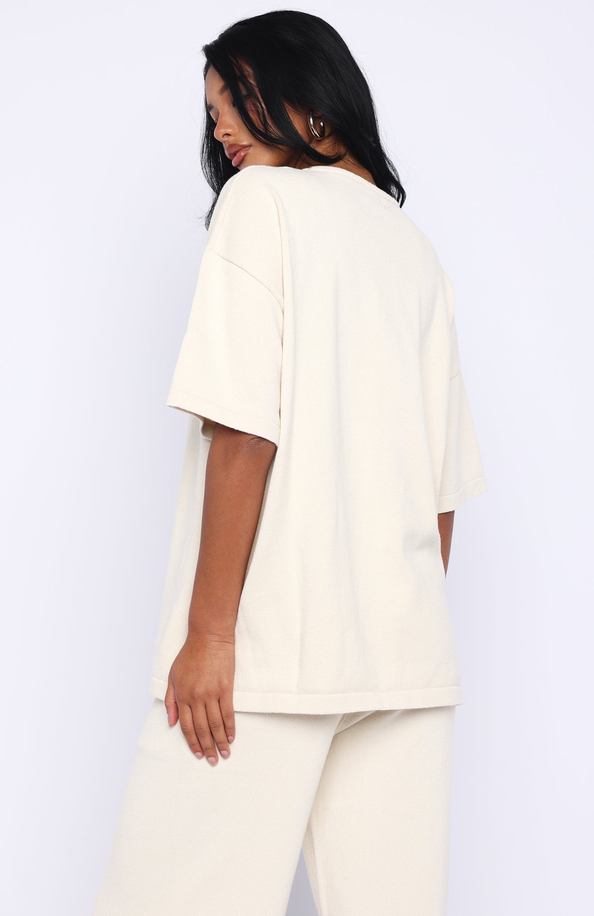 Rare Catch Knit Top Cream
