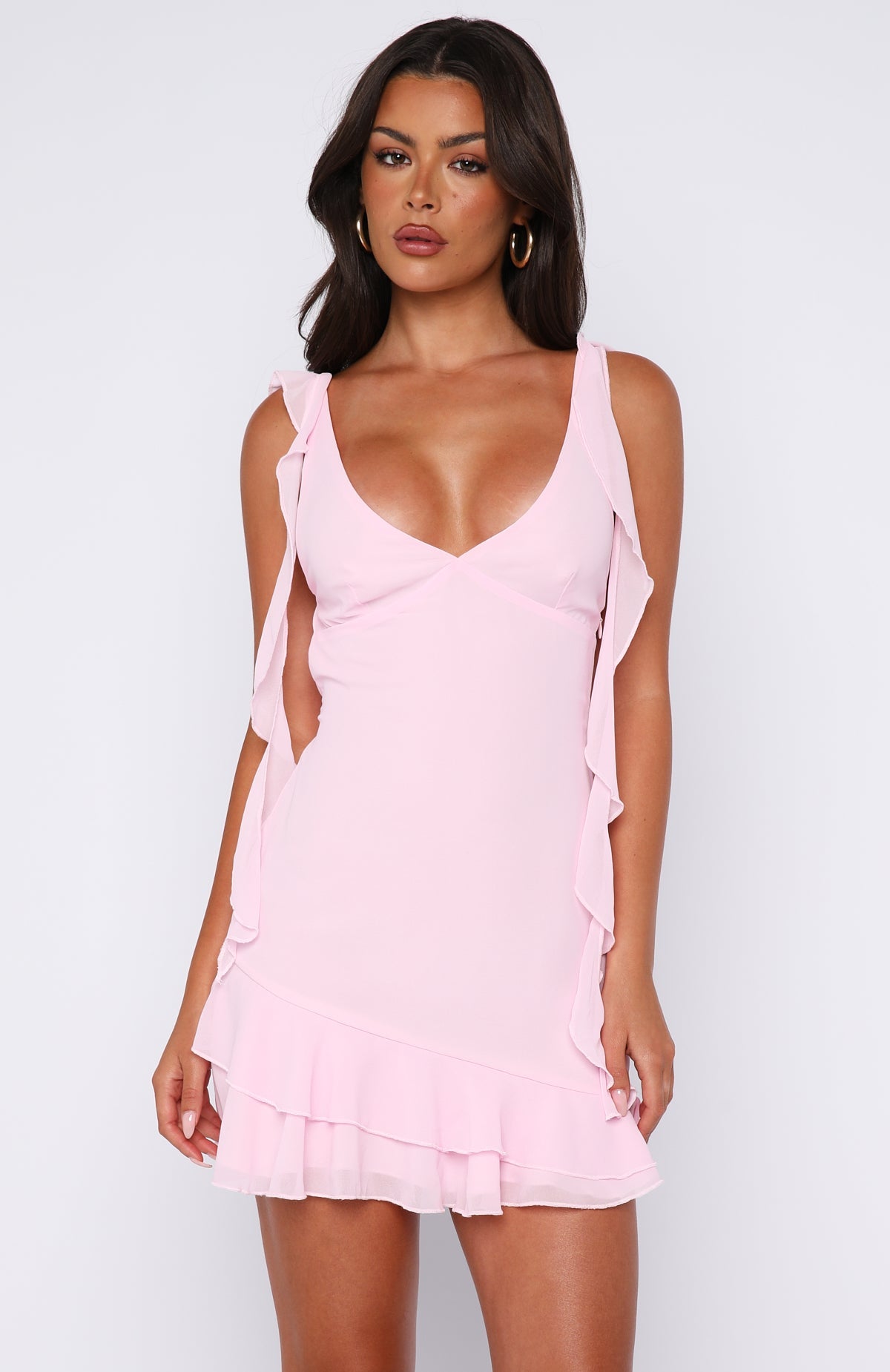 Rebel Rebel Mini Dress Baby Pink