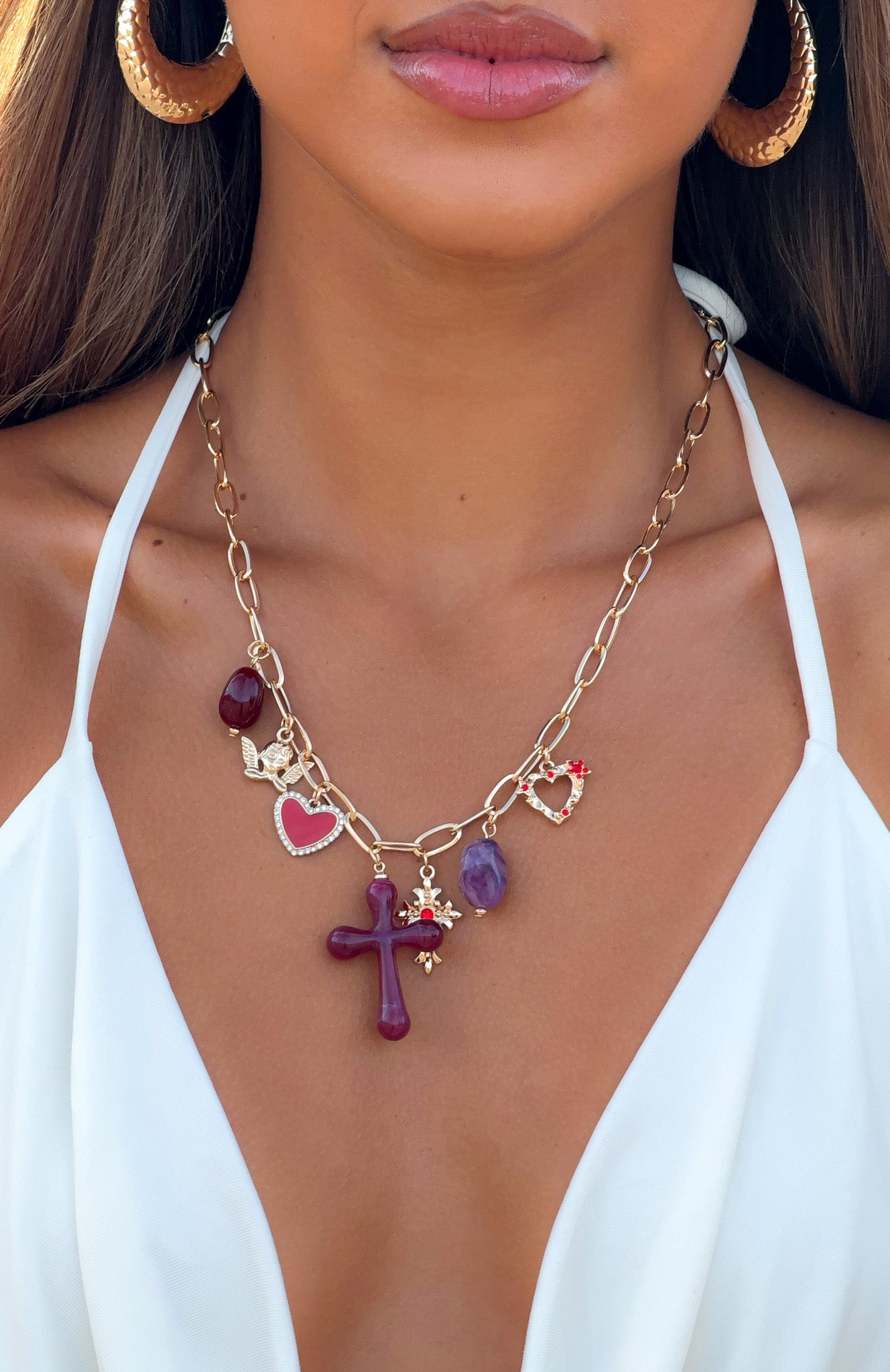 Adalee Necklace Gold