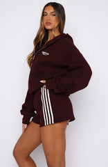 Release 15 Asalia Boxy Zip Front Hoodie Plum
