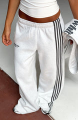 Release 15 Asalia Wide Leg Sweatpants Grey Marle