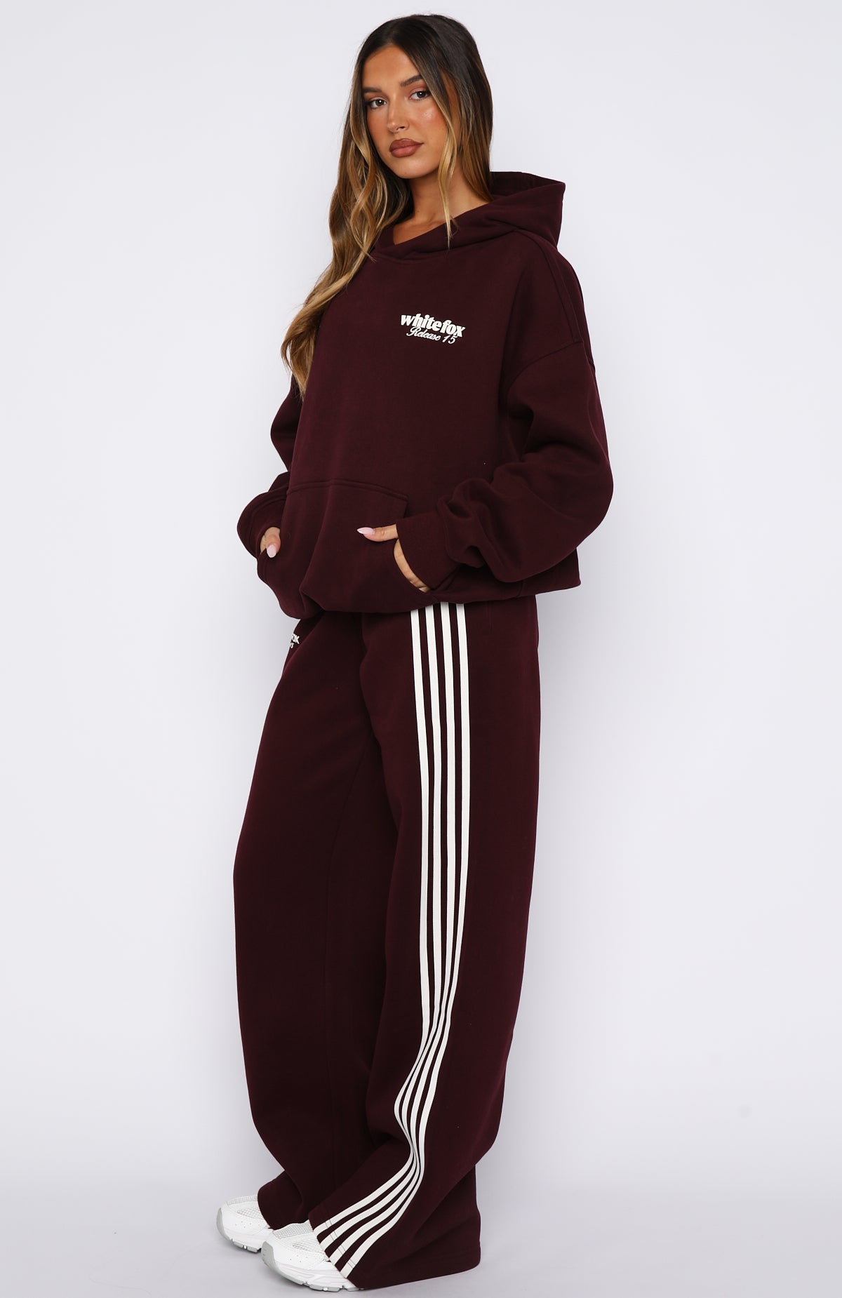 Release 15 Asalia Wide Leg Sweatpants Plum