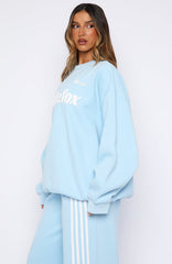 Release 15 Janie Oversized Drop Shoulder Sweater Blue
