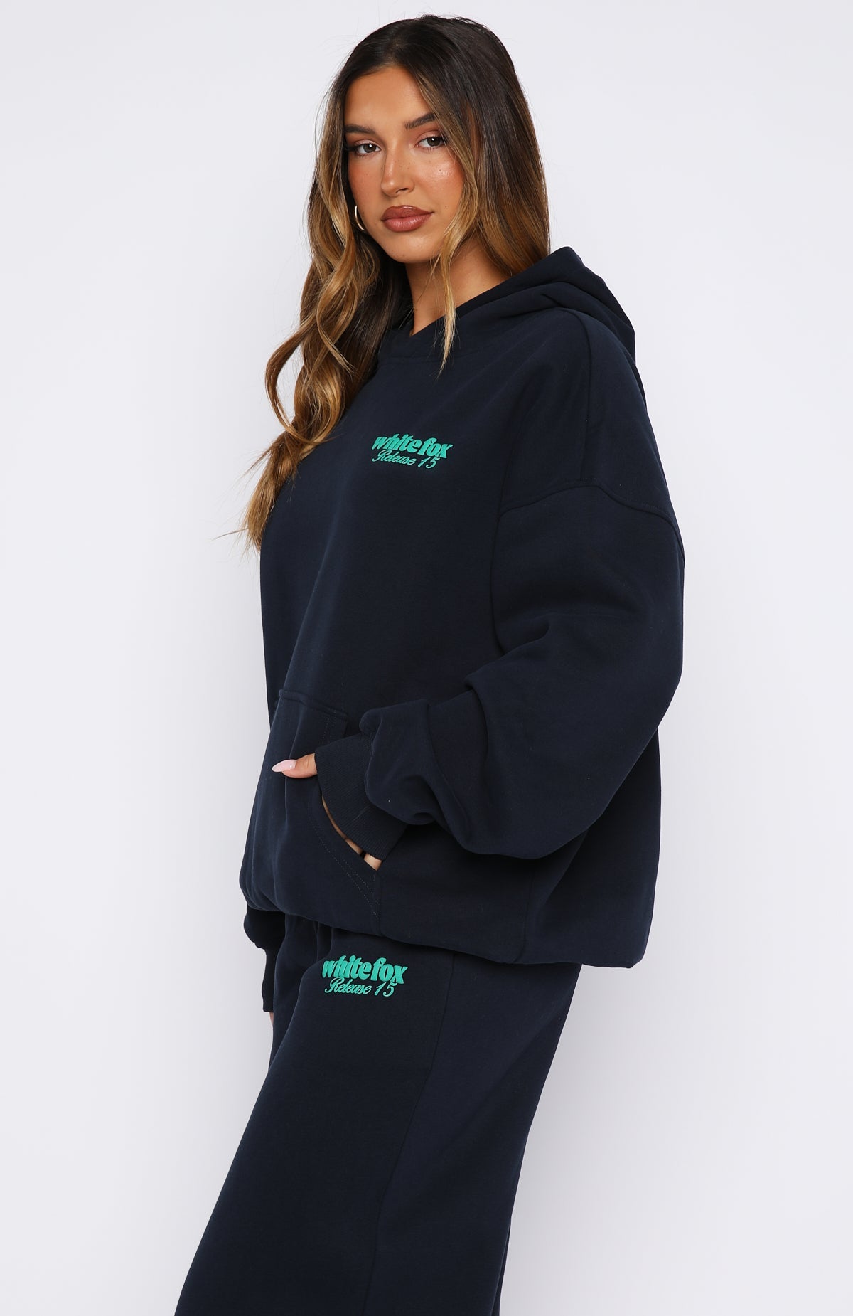 Release 15 Kiana Oversized Hoodie Navy