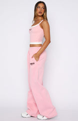 Release 15 Kiana Wide Leg Sweatpants Pink