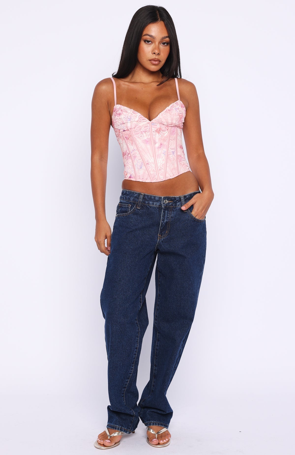 Resort Getaway Bustier Pink
