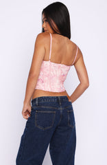 Resort Getaway Bustier Pink