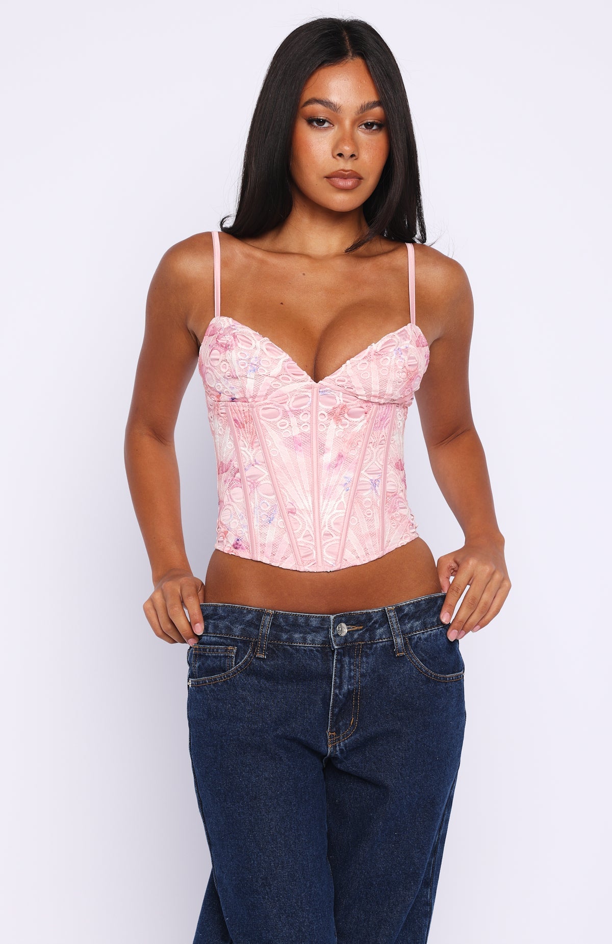 Resort Getaway Bustier Pink