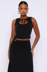 Save My Heart Top Black