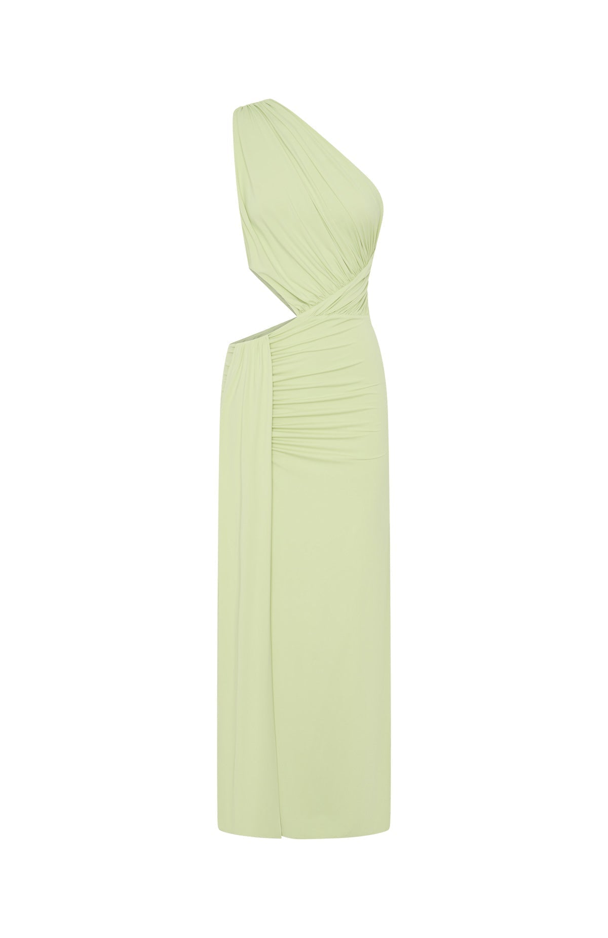 Selene Veil Maxi Dress Pistachio