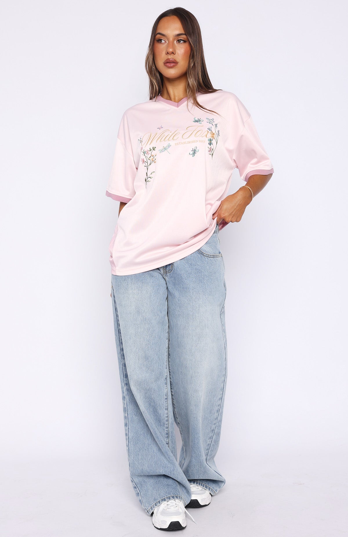 She's Out Of My League Oversized Jersey Pink
